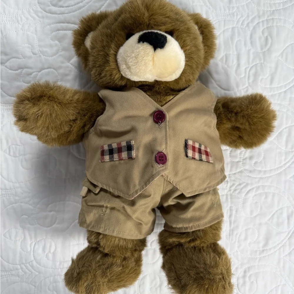 Vintage 90’s Build-A-Bear Bundle:Reversible‎ Vest, Shorts, Shoes, Sunglasses EUC